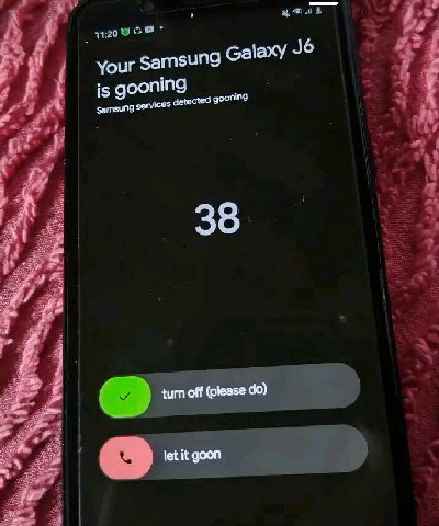 11:20 а Сааху is gooni service detected gooning А 38 turn off (please let it goon