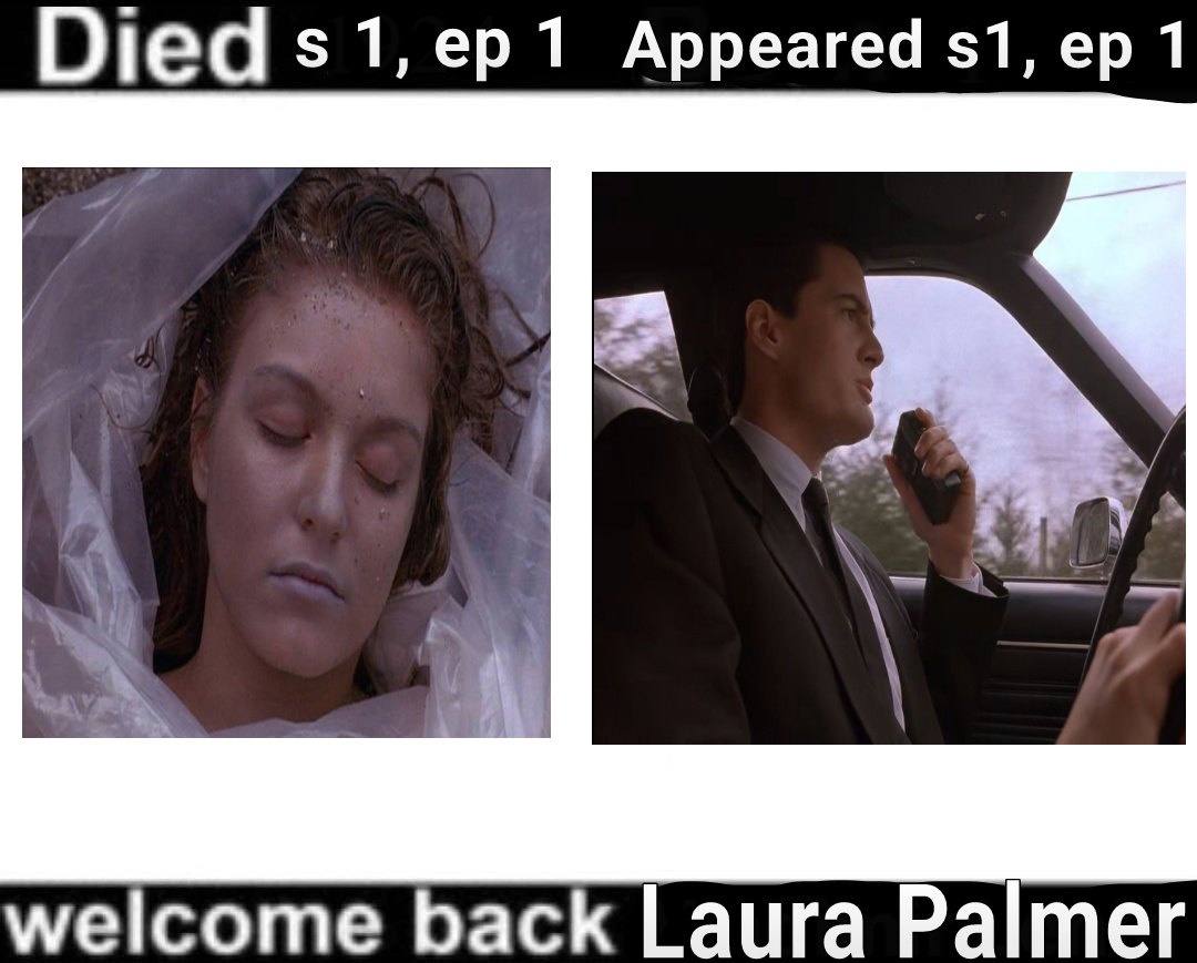 Appeared $1, 1 welcome back Laura Palmer