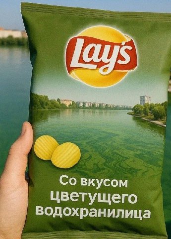 вкусом цветущего водохранилица