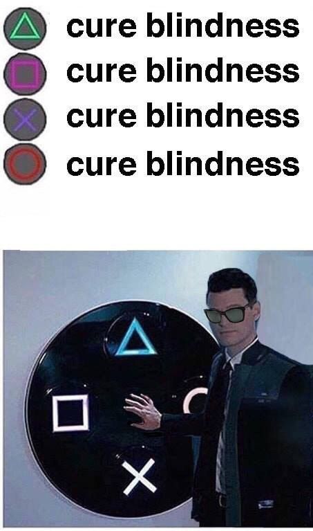 (A) cure blindness cure blindness cure blindness cure blindness