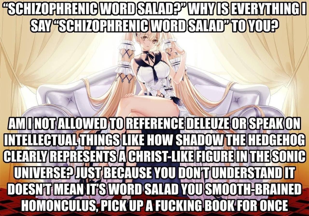 i OR'SPEAK(ON HOW YOU MEAN WORD SALAD HOMONCULUS PICK UP A FUCKING BOOK FOR ONCE