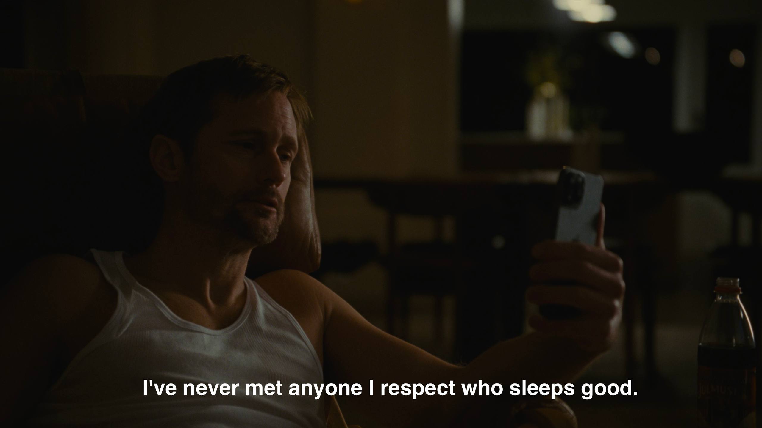I've never met anyone respect who sleeps good.