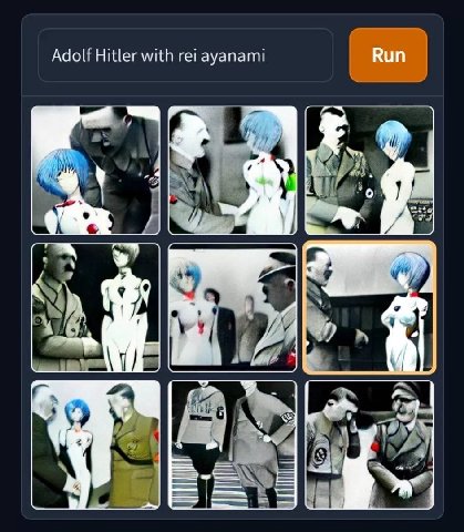 Adolf Hitler with rei ayanami Run из 4 и у