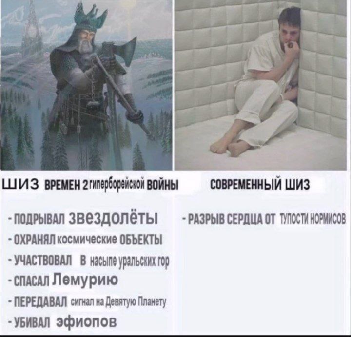 ШИЗ ВРЕМЕН 2 войны ШИЗ подрывАЛ звездолёты РАЗРЫВ СЕРДЦА ТУПОСТИ НОРМИСОВ ОХРАНЯЛ космические ОБЪЕКТЫ УЧАСТВОВАЛ В уральских гор СПАСАЛ Лемурию ПЕРЕДАВАЛ сигнал на Девятую Планету УБИВАЛ эфиопов