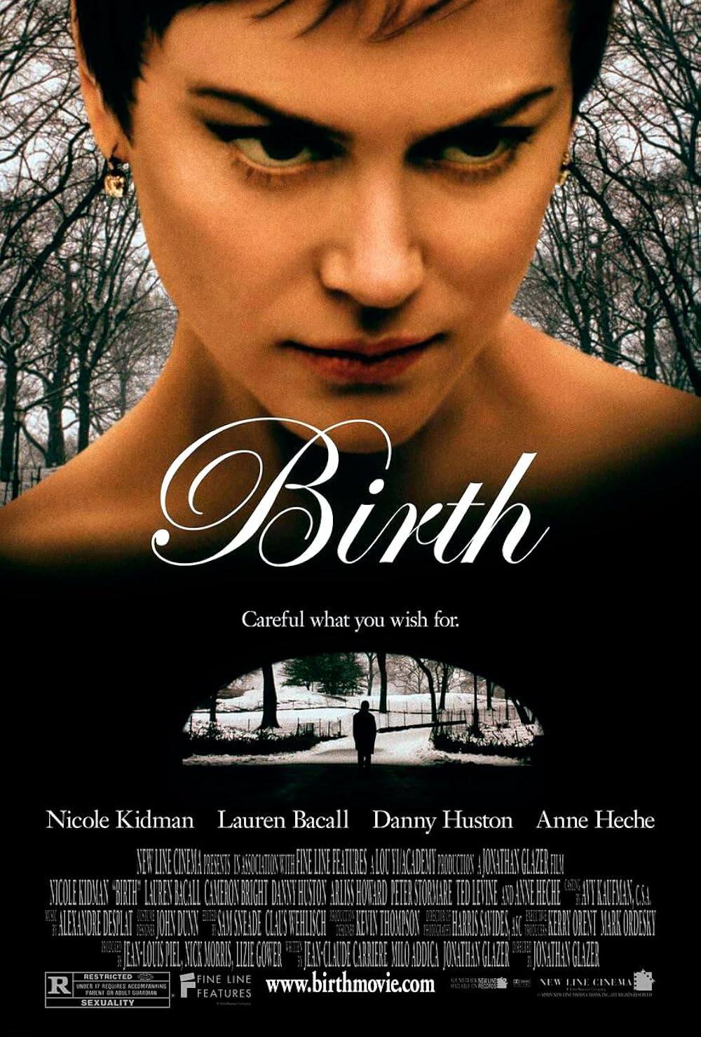 Рождение (2004)

Кино о неугасающей боли потери, мучительном несоответствии воображаемого и желаемого действительности, нездоровом действии прошлого и памяти на и без того нездоровое настоящее, поданн