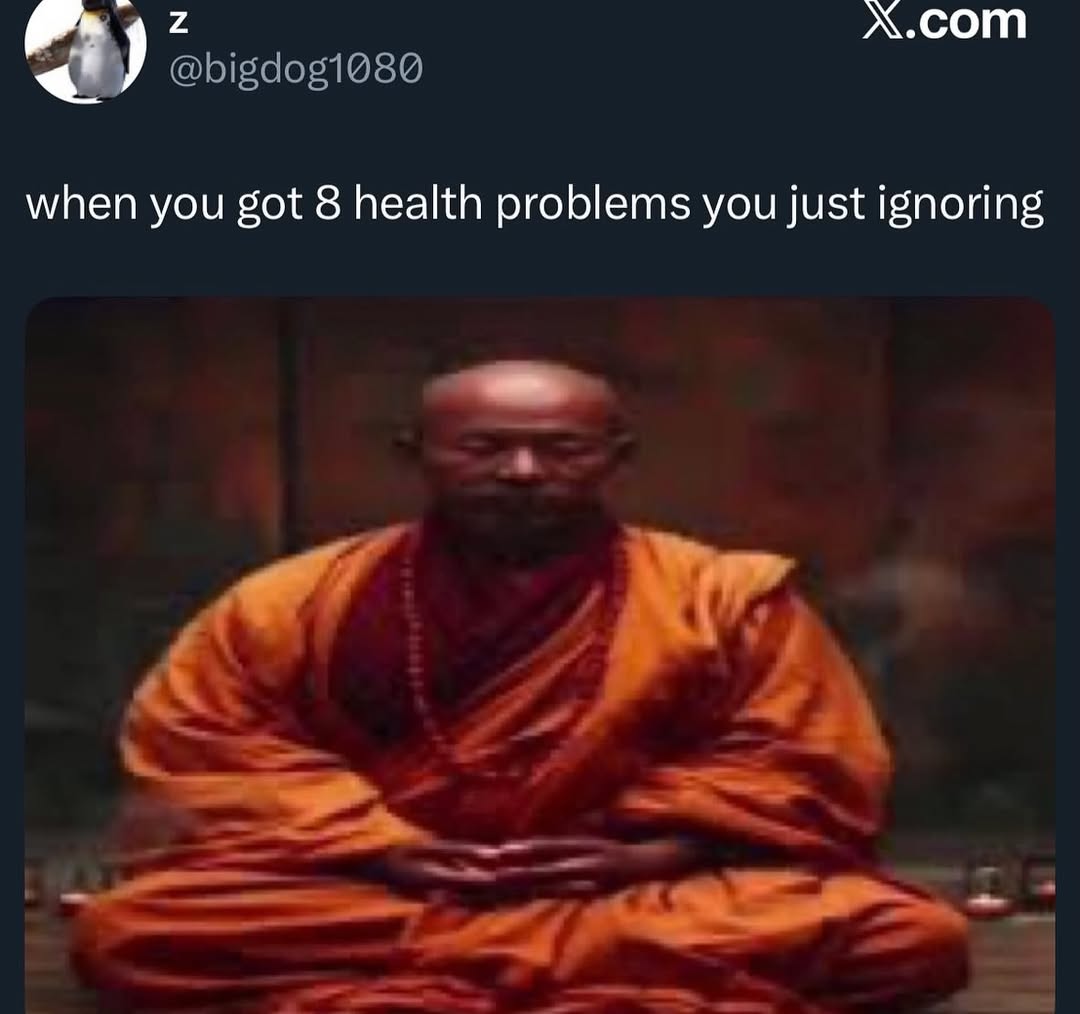 2 Х.сот when you got 8 health problems you just ignoring