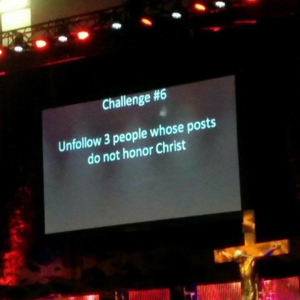 #6 3 people whose posts not honor christ