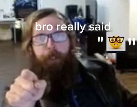 bro really sai