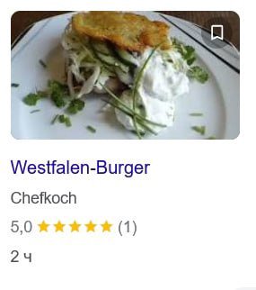 и 3 Westfalen-Burger Chefkoch 5,0 (1) 24
