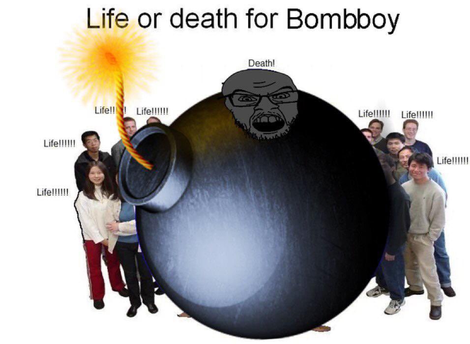 Life or death for Bombboy Death!