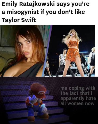 Emily Ratajkowski says you’re a misogynist if you don’t like Taylor Swift