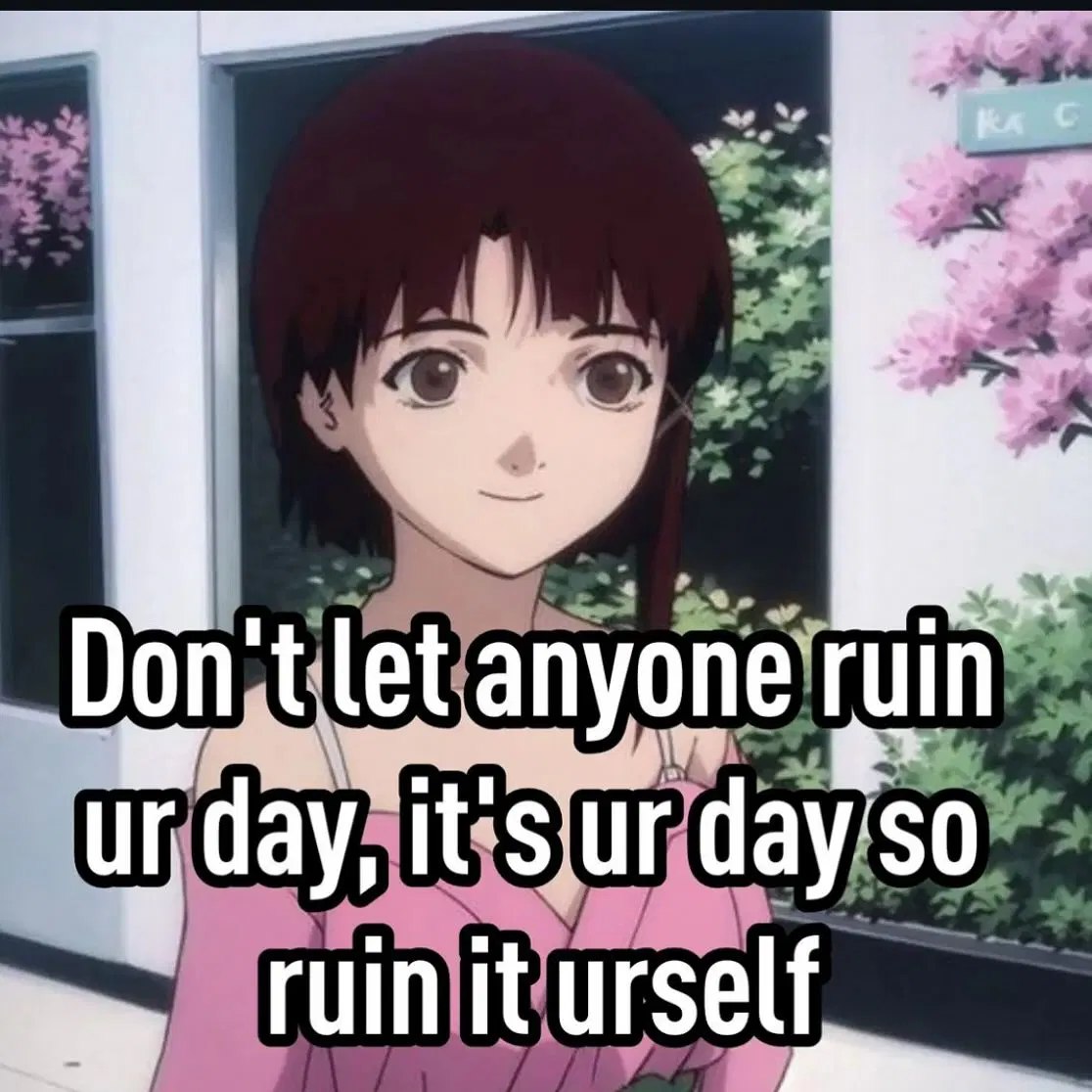 5 A Donitilet anyone so” ruin) it (urself