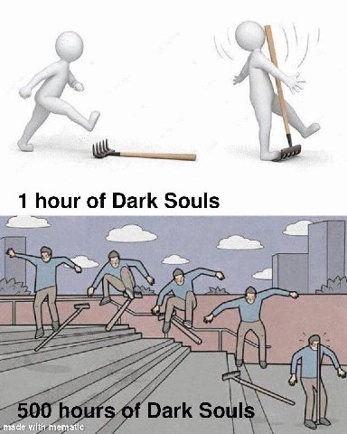 A we 1 hour of Dark Souls я made with тетайс