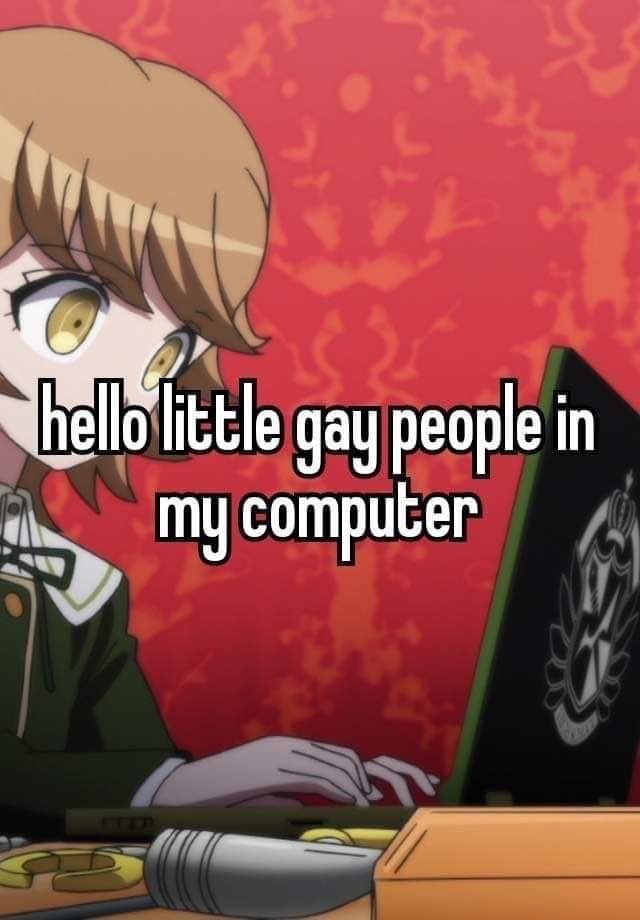 gay people in my computer