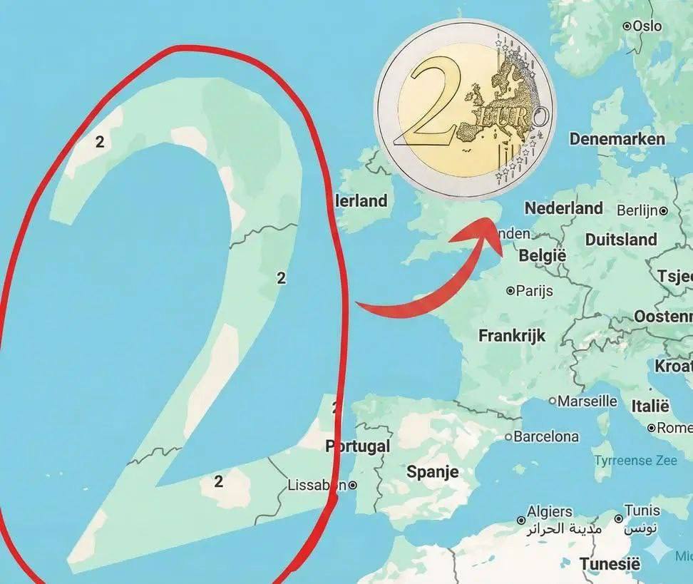 @Oslo О Denemarken 2] lerland Nederland Berlijn den Duitsland Tsje Frankrijk оМагзейе rtugal oBarcelona Tyrreense Zee Spanje Algiers Tunis Mie
