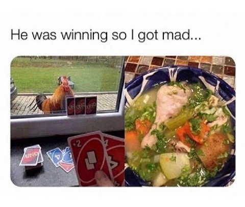 Не was winning so got mad...
