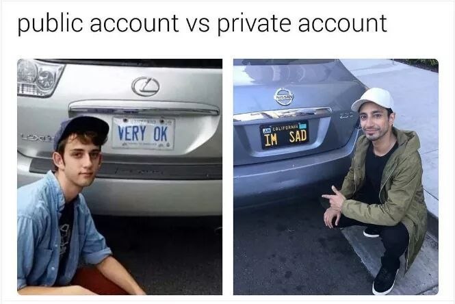 public account private account be