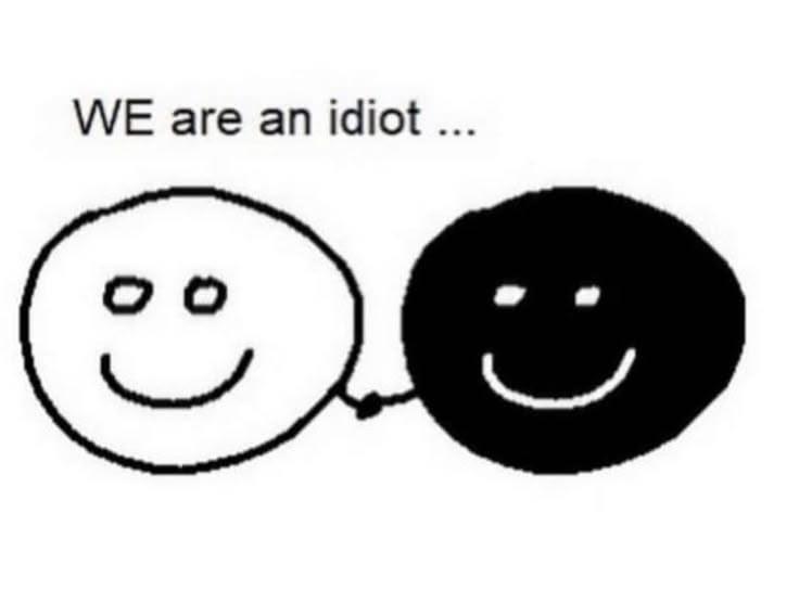 WE are idiot