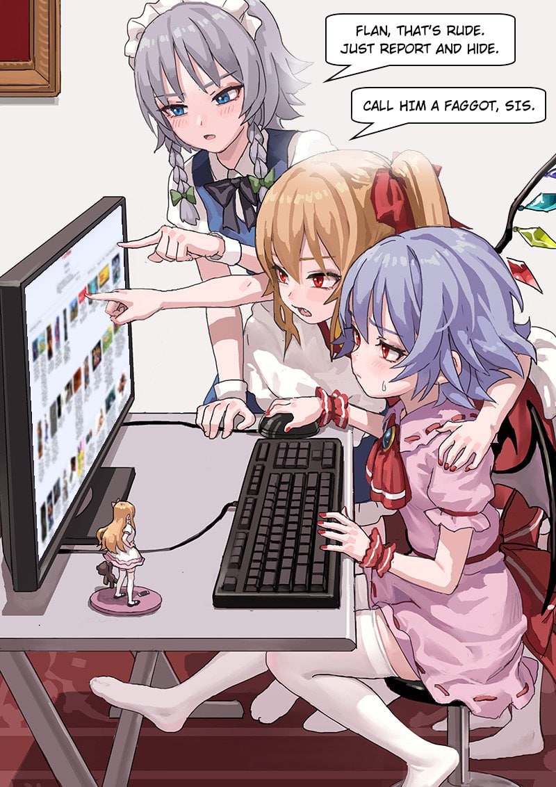 FLAN, RUDE. JUST REPORT AND HIDE. И 4 i if у