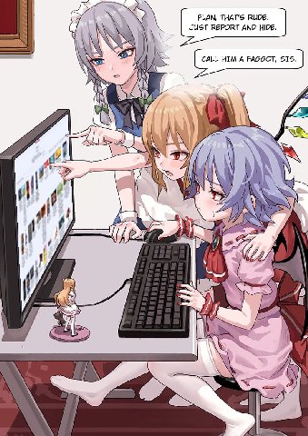 FLAN, RUDE. JUST REPORT AND HIDE. И 4 i if у