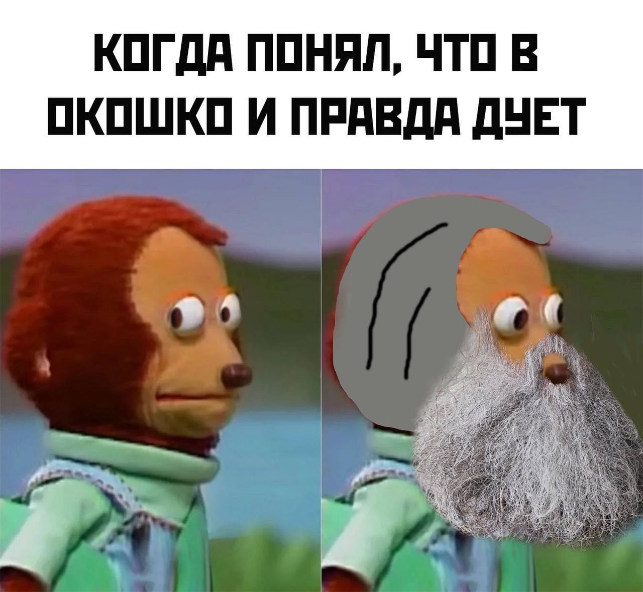 КОГДА ПОНЯЛ, ЧТО В ОКОШКО И ПРАВДА ДУЕТ