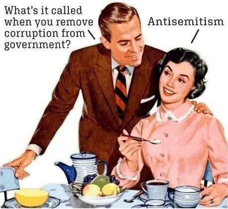 it called when you remove Antisemitism corruption government?