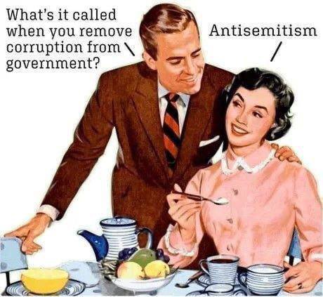 it called when you remove Antisemitism corruption government?
