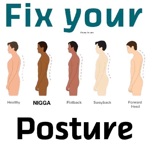 FIX your @sung_ho_san he за Healthy NIGGA Flatback Swayback Forward Head Posture