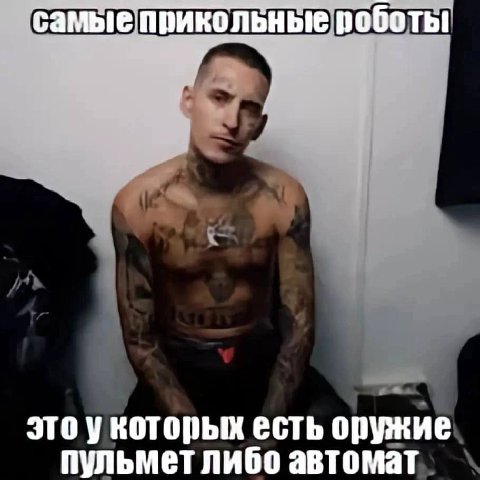 роботы это укоторых есть оружие пульмет либо автомат