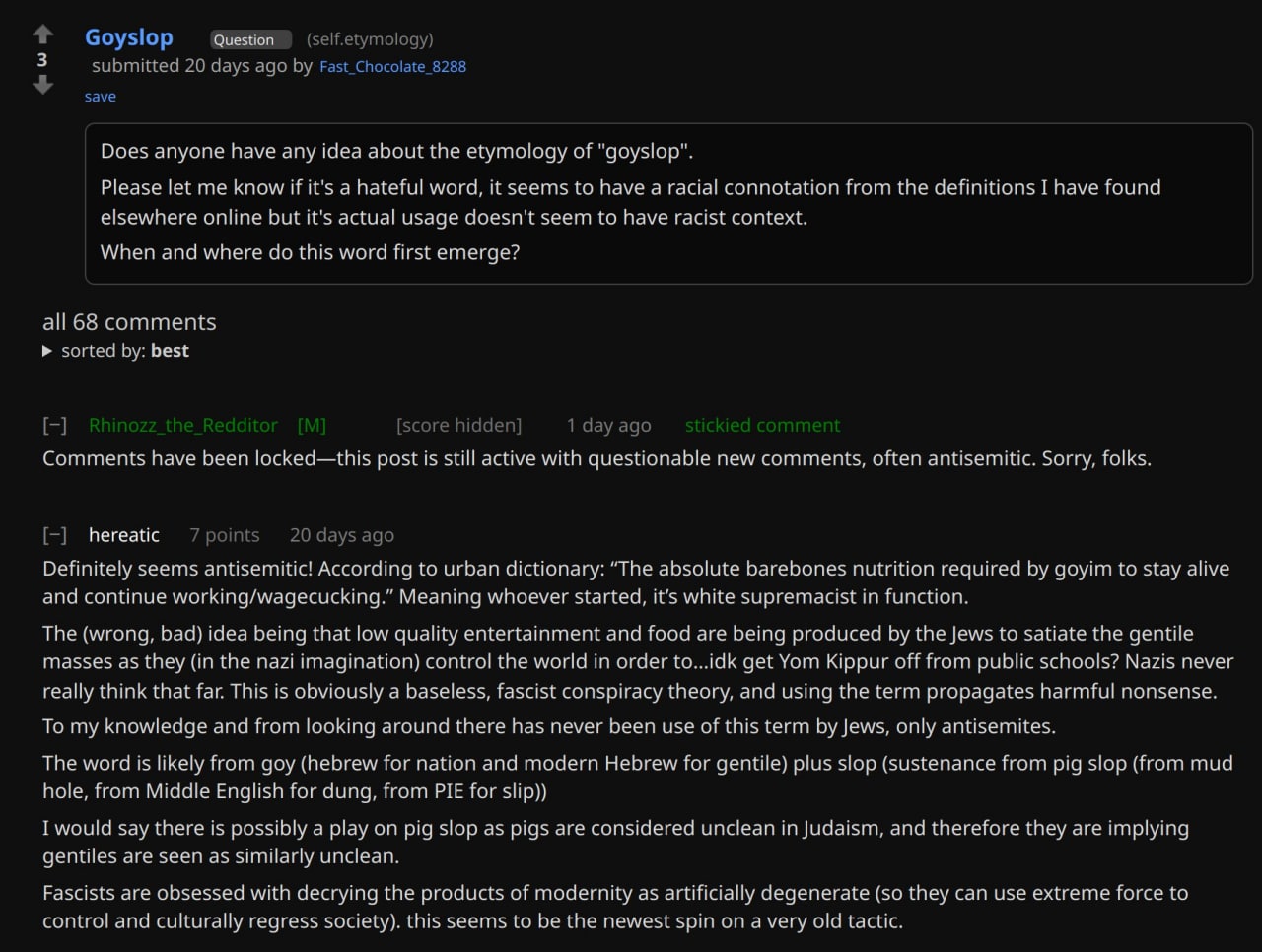 Akshually, goyslop being slave food to control you has been deboonked as an antisemitic conspiracy theory, chud, now go back to eating mcchicken nuggies and drinking coca cola syrup