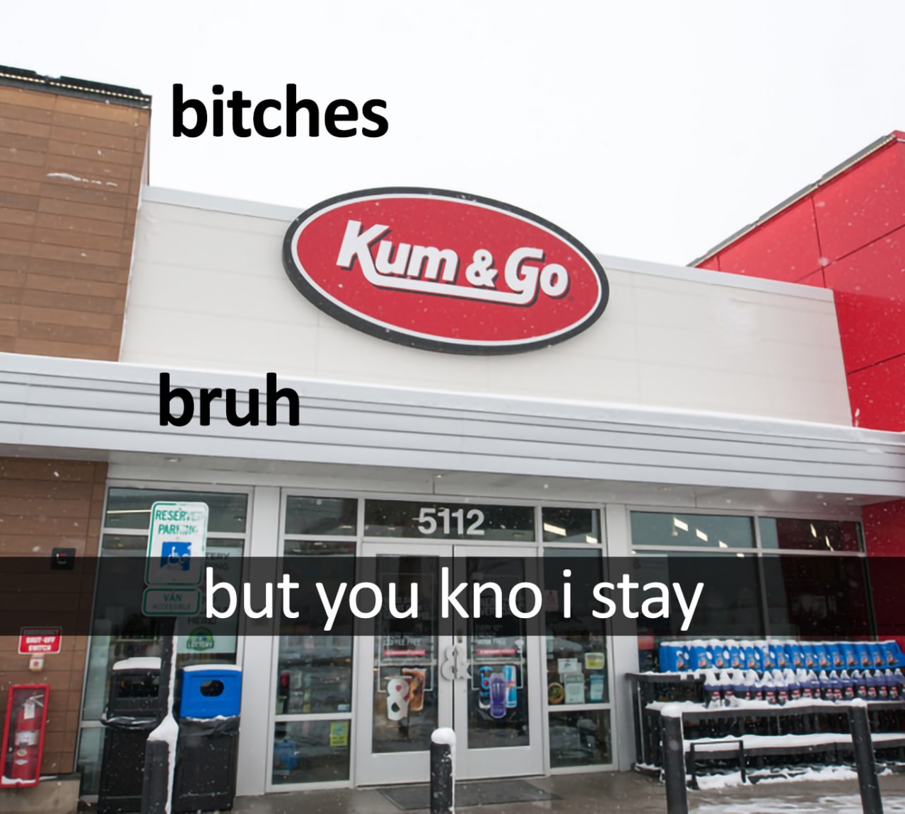 bitches but you kno stay