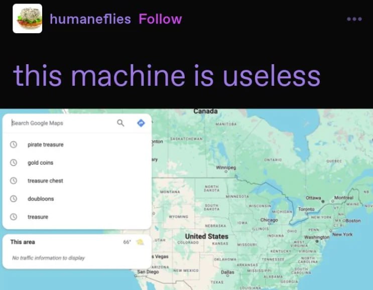 humaneflies Follow this machine 1$ useless United his area
