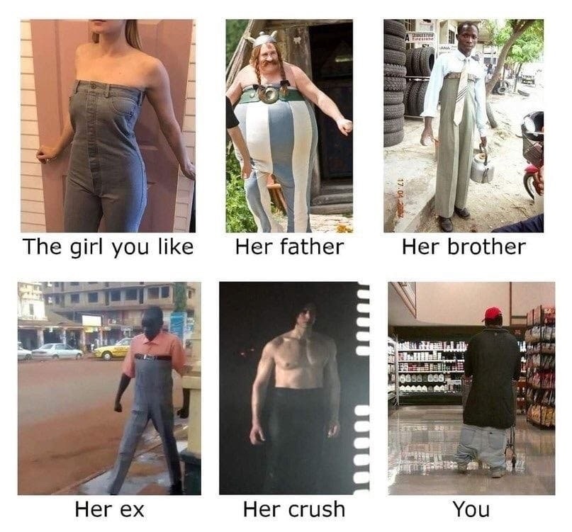 a и 3 The girl you like father Her brother 1 7 Нег Her crush You