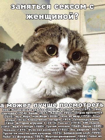 Разбираешься в кино? Пошел нахуй
