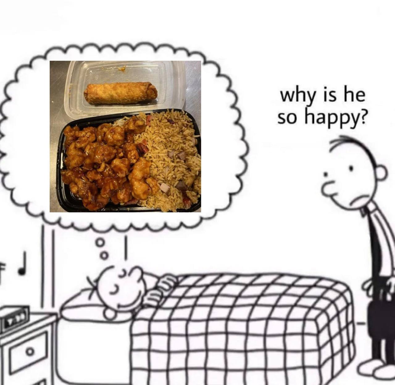 is he so happy?