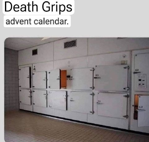 Death Grips advent calendar.