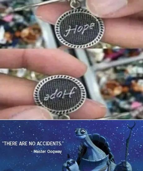 THERE ARE NO ACCIDENTS.” Master Oogway