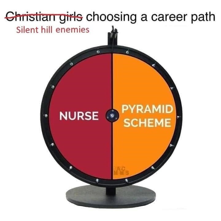 a career path Silent hill enemies PYRAMID NURSE SCHEME