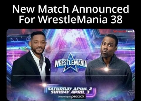 New Match Announced For WrestleMania 38 ЗИПОАУ