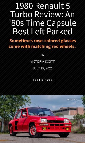 OH BOY another article shitting on an amazing car, written by a woman. Let's see who this cunt is...