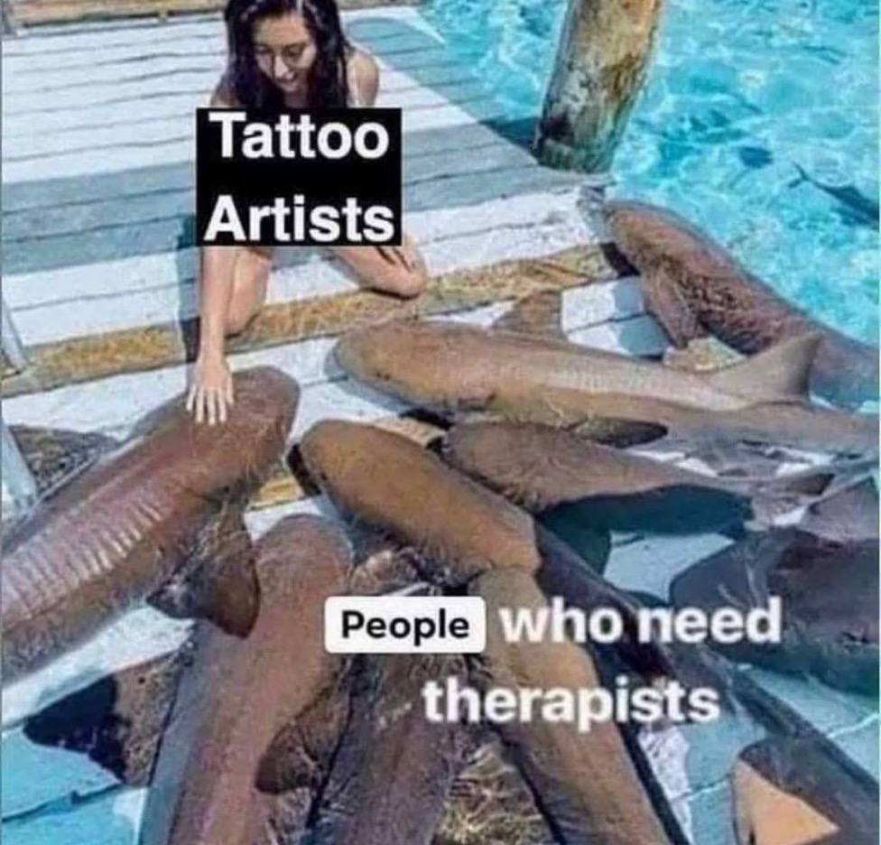 Tattoo Artists who need therapists
