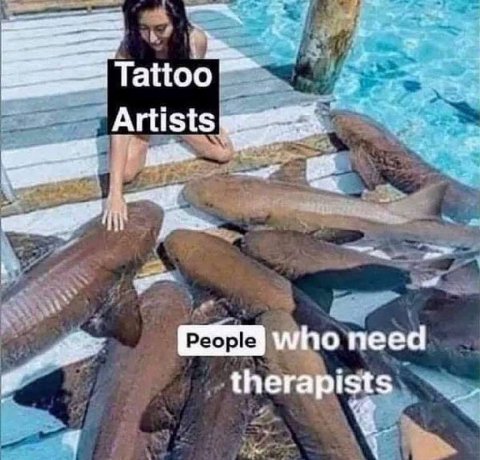 Tattoo Artists who need therapists