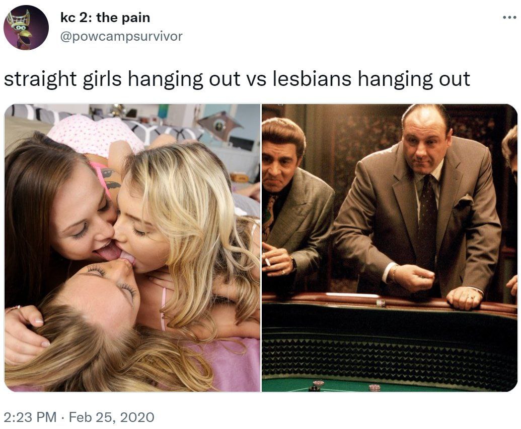 2: the рат @powcampsurvivor straight girls hanging out lesbians out 7 2:23 Feb 25 2020