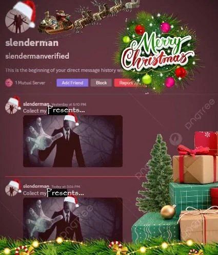 4, я slenderman slendermanverified Я (his is the beginning of your direct message history wit 1 Mutual Server и у at Collect resents... a yer ЗА