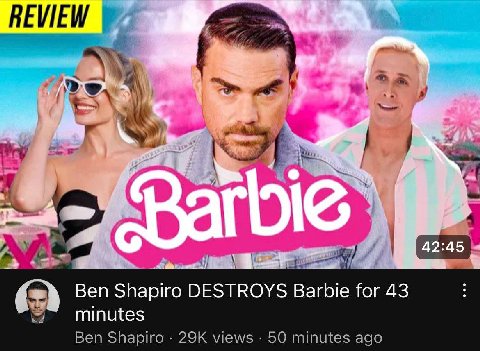 REVIEW ‘a С Ben Shapiro DESTROYS Barbie for 43 minutes Ben Shapiro views 50 minutes ago