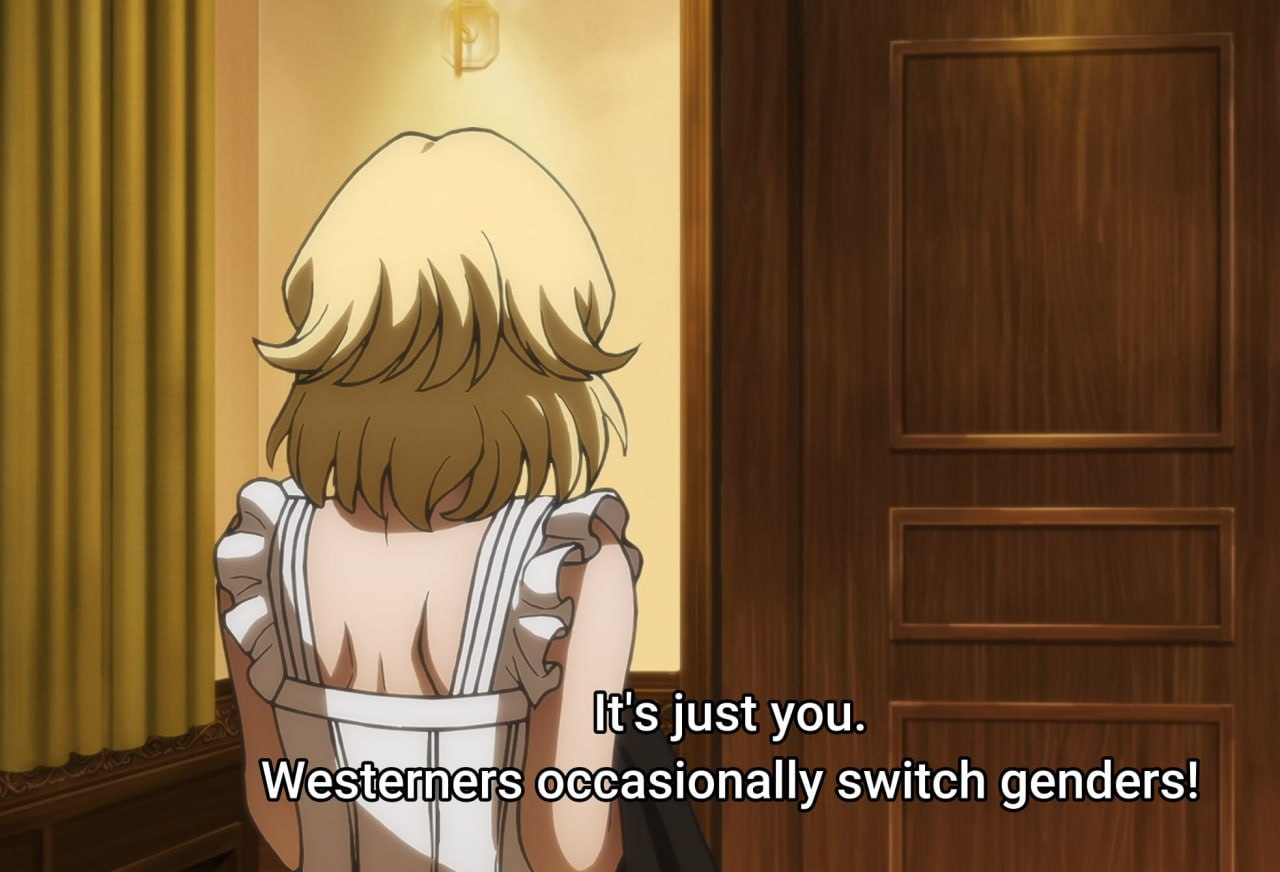 It's just you. occasionally switch genders!