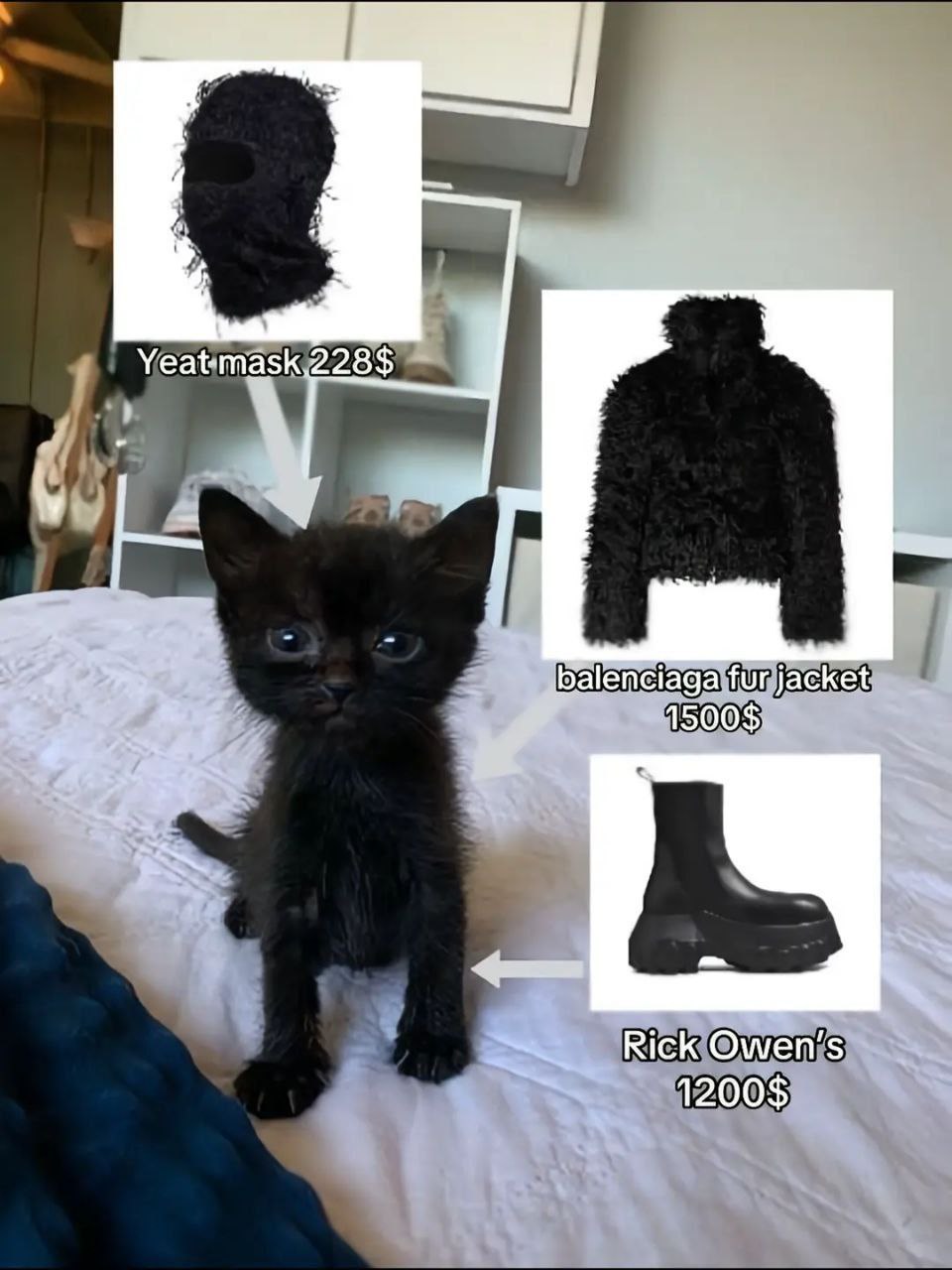 fur jacket 1500$. Rick 1200$