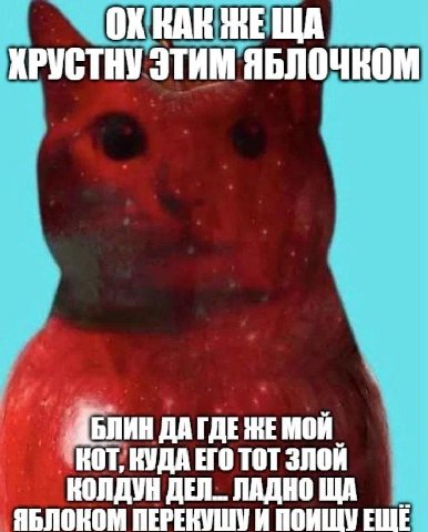 КРУСТНУ ЭТИМ ДА МОЙ КОТ, КУДА ЕГО ТОТ ЗЛОЙ ЯБЛОКОМ ПЕРЕКУШУИ ПОИЩУЕЩЕ КОЛДУН ДЕЛ... ЛАДНО