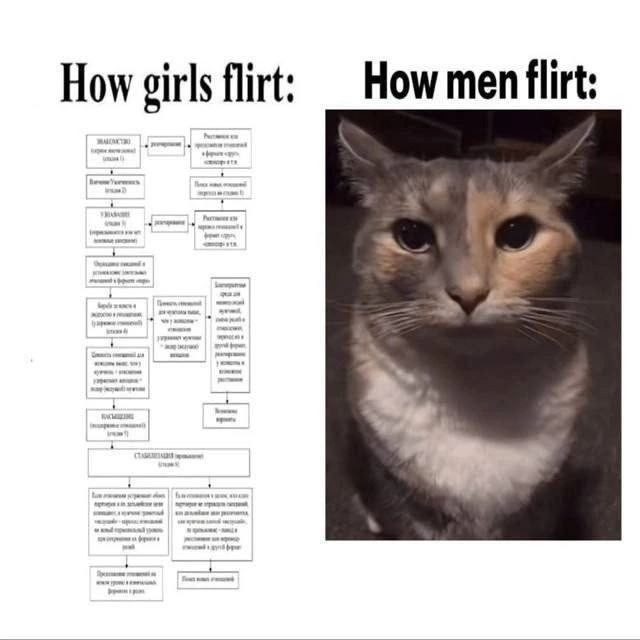 How men flirt: