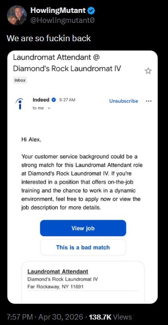 howlingmutant got a new job before wulfgar